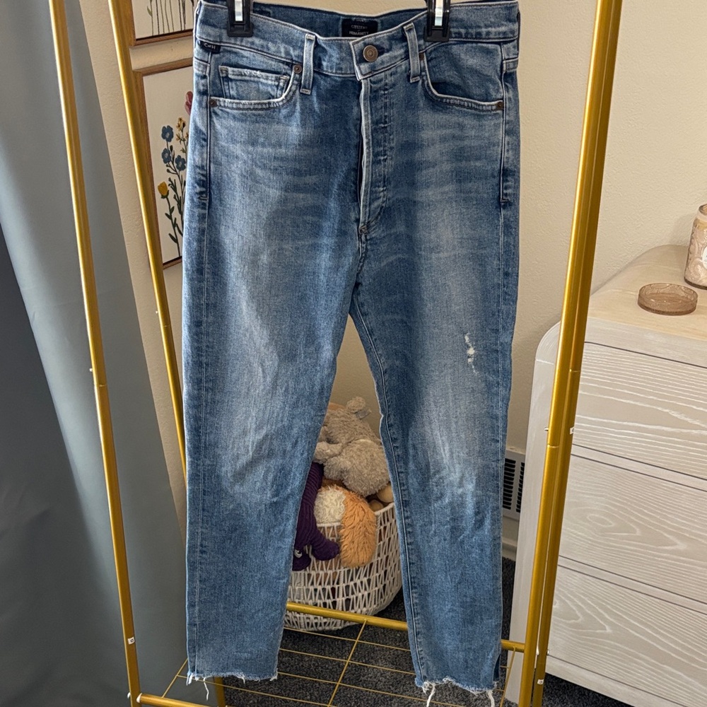 Citizens Of Humanity High Rise Blue Jeans
